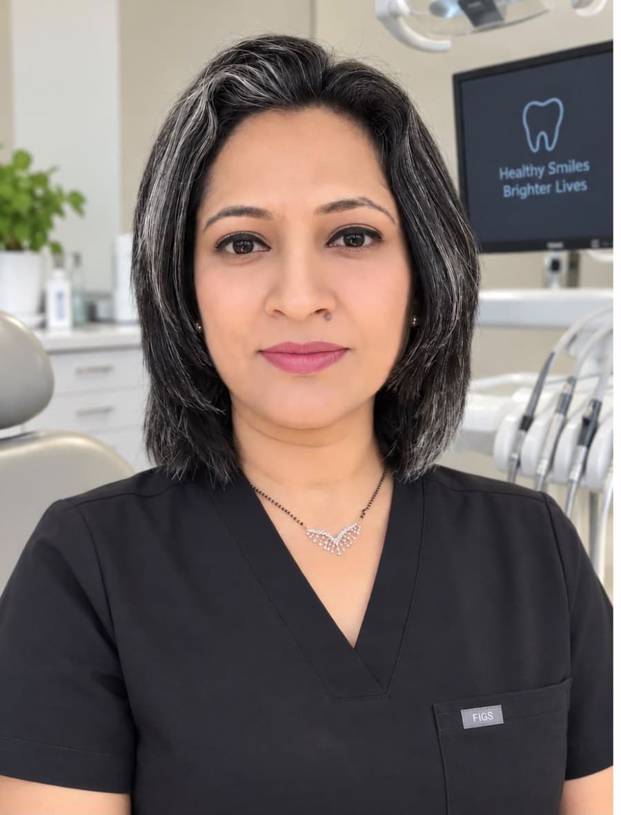 Richa Singh, registered dental hygienist at Riverside West Dental